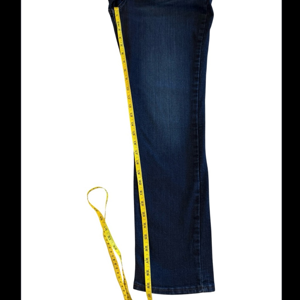 Lee Women's Dark Blue Straight Leg Jeans - Picture 8 of 9
